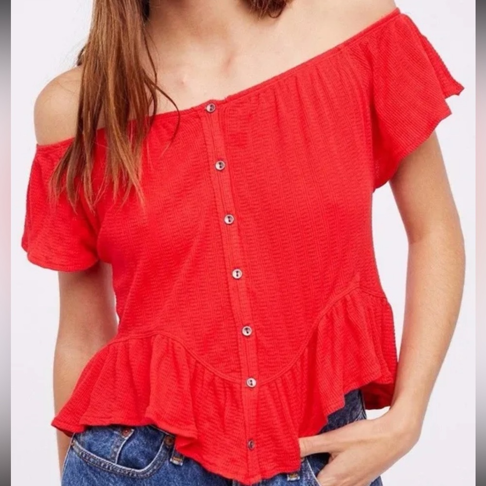 FREE PEOPLE - WE THE FREE Mint Julep Top